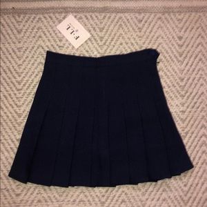 Pleated tennis skirt